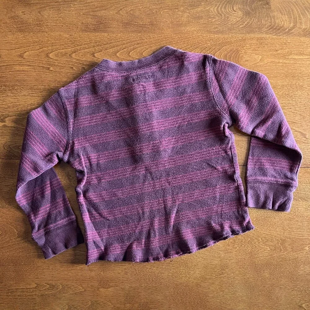 OshKosh crimson thermal henley shirt 3T
